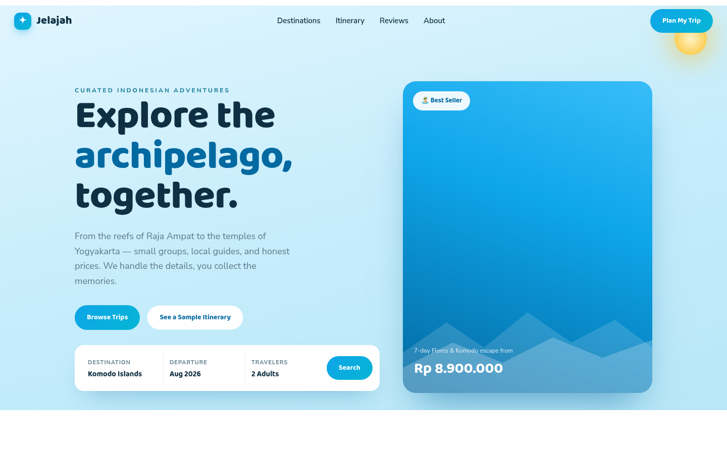 Jelajah Tours — Travel
