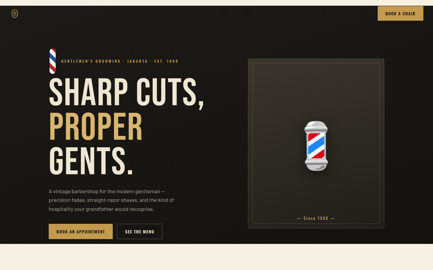 Tuan Muda — Barbershop