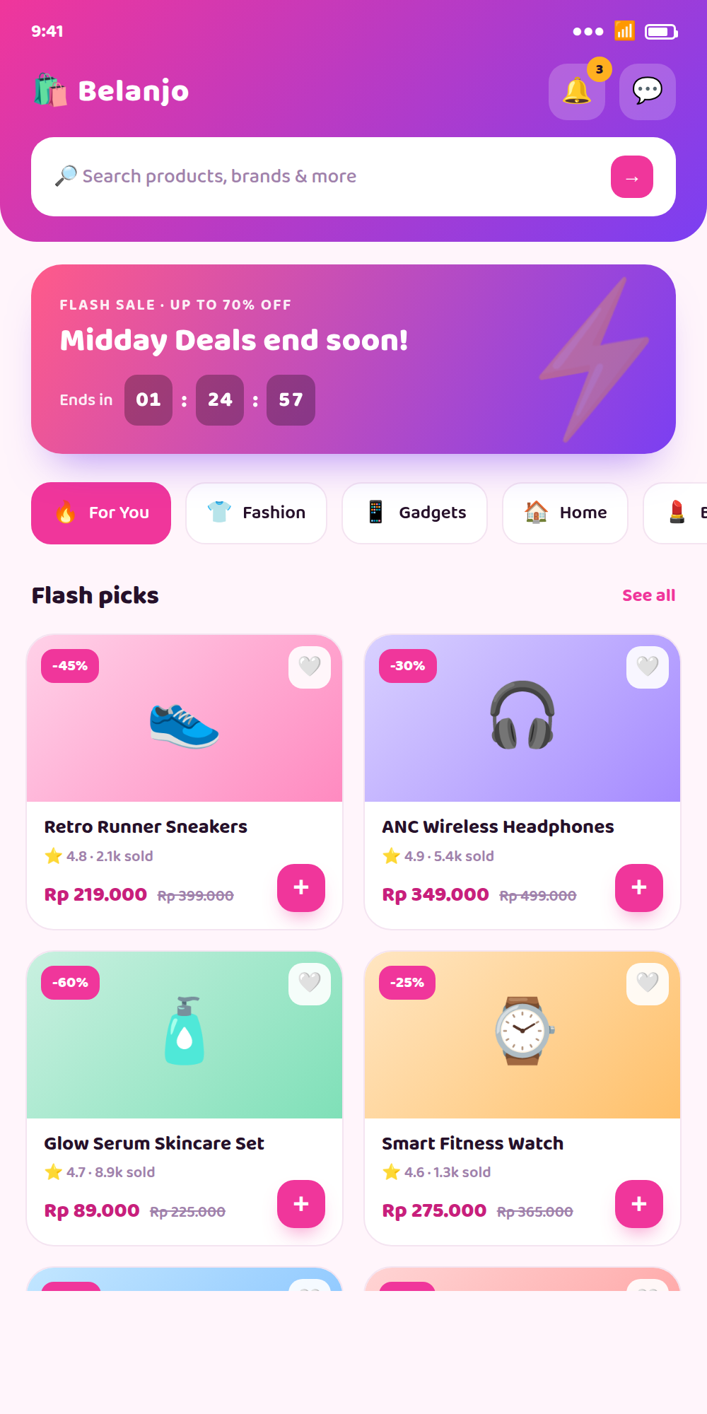 Belanjo — Shopping App